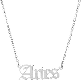AS Jewels Zodiac Sign Pendant and Necklace for Girls in Silver made of Brass (HORSPS100 )