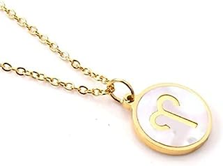Cavoulous® Rakhi Gift Friendship Day Gifts Special Gold Color Pisces Zodiac Sign Pendant Necklace For Women And Girls Birthday Gift