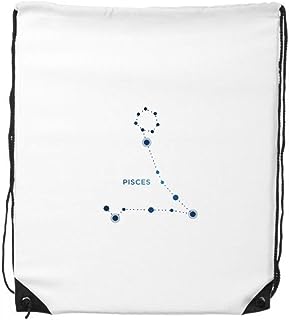 DIYthinker Pisces Constellation Sign Zodiac Drawstring Backpack Shopping Gift Sports Bags One_Size Multicolor