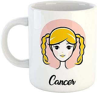 FABTODAY - Cancer Zodiac Sign Coffee Mug - Best Gift for Family and Friends - Color - White (0470)