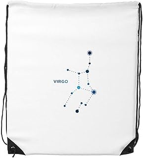 DIYthinker Virgo Constellation Sign Zodiac Drawstring Backpack Shopping Gift Sports Bags One_Size Multicolor