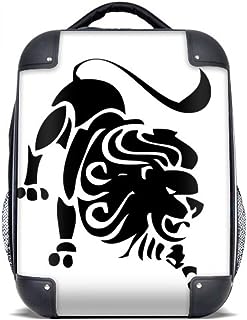 DIYthinker Constellation Leo Zodiac Sign Hard Case Shoulder Carrying Children Backpack Gift 15" One Size Black
