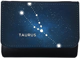 DIYthinker Taurus Constellation Zodiac Sign Multi-Function Faux Leather Wallet Card Purse Gift