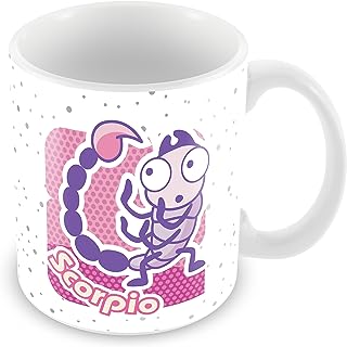 BeyondTrendz Funky Scorpio Zodiac Sign Sun Sign Horoscope Printed Gift Ceramic Coffee Mug & Tea Cup (350 ml, 11 oz)